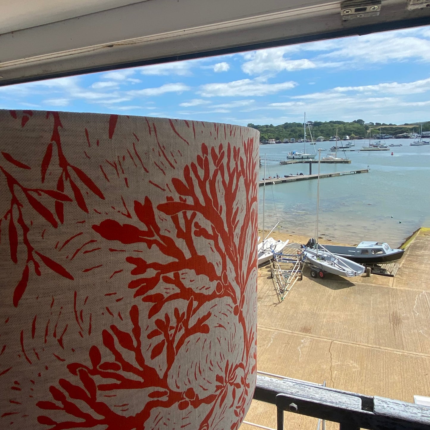 Seashore Lampshade in Orange