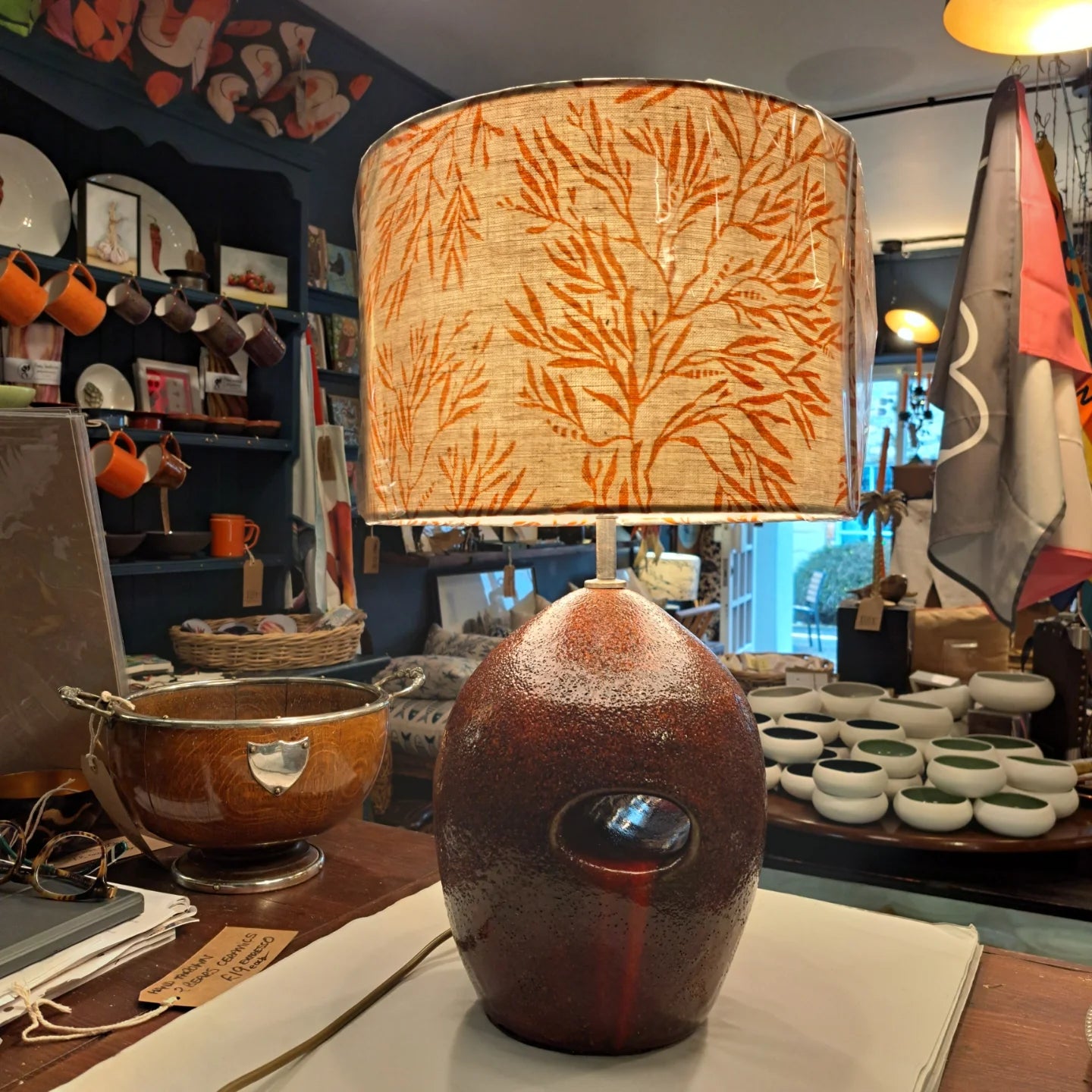 Sea Oak Lampshade in Orange