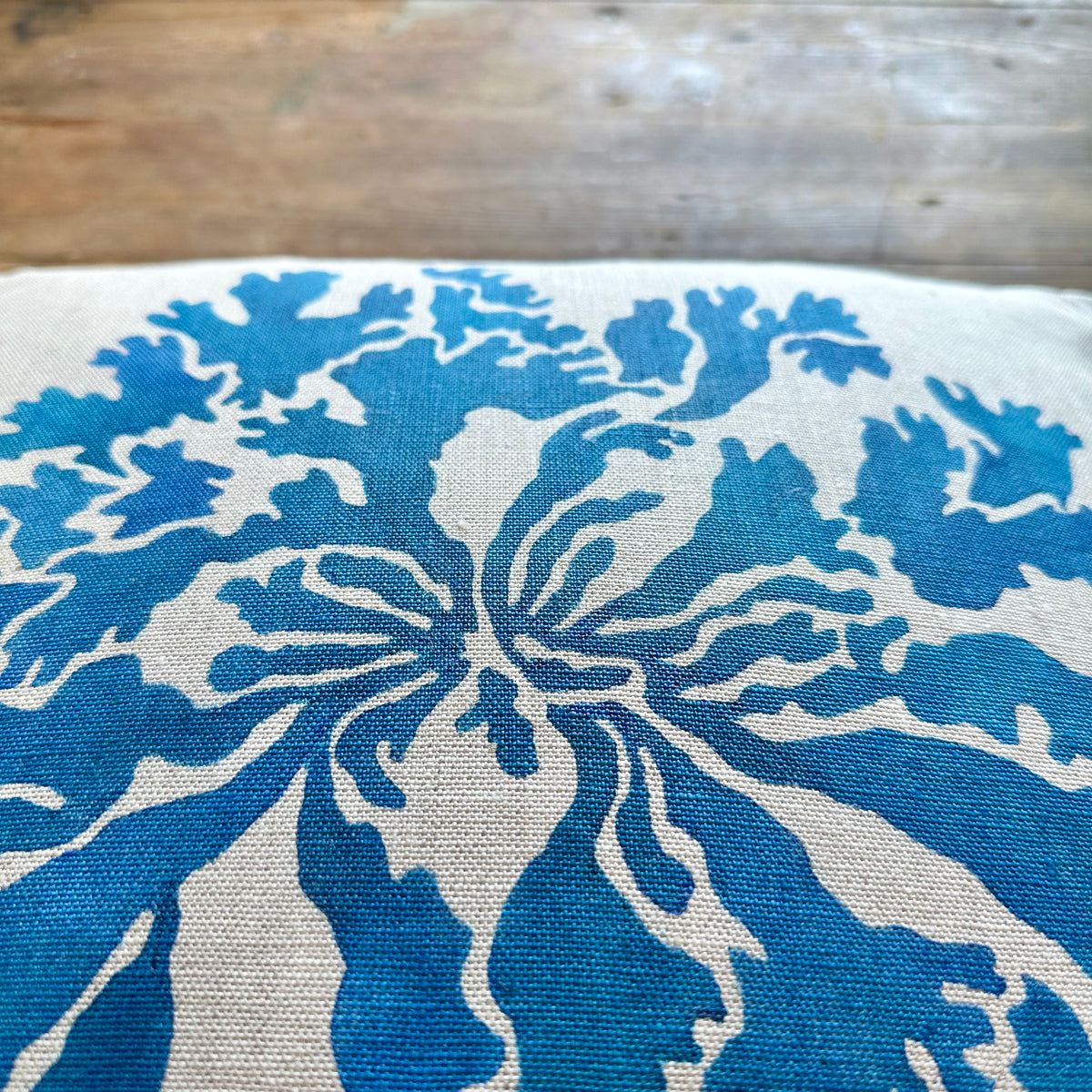 Carragheen Cushion in Marine Blue