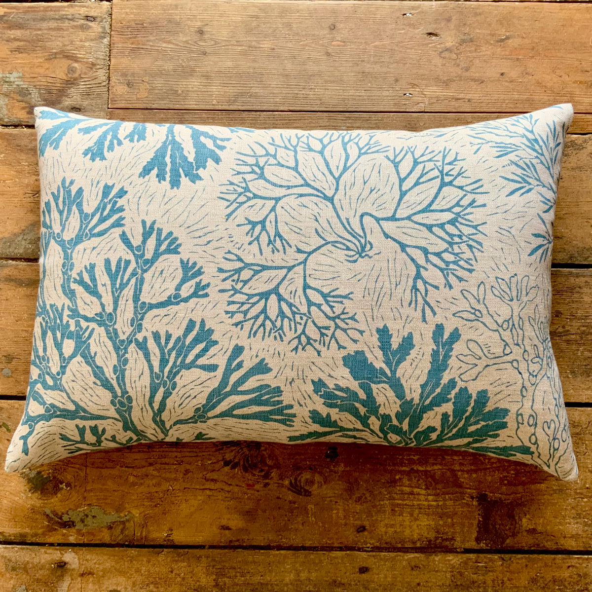 Seashore Cushion - Rectangle in Skye Blue