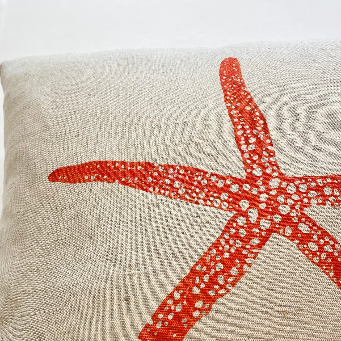 Sea Star Cushion - Vermillion