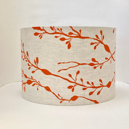Knotted Wrack Lampshade in Orange
